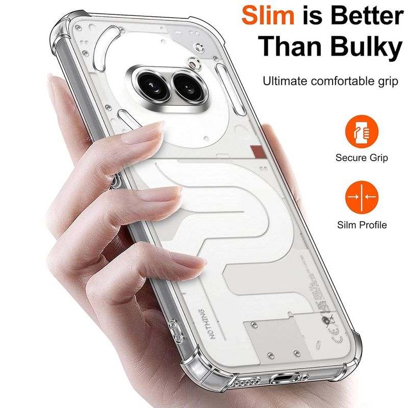 Laptop, Telefoane si Tablete - Telefoane mobile si accesorii - Accesorii Telefoane - Huse telefoane - Husa pentru Nothing Phone (3a) - Techsuit Shockproof Transparent Silicone - Transparent - Infinity.ro