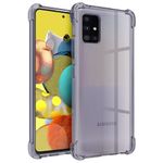 Laptop, Telefoane si Tablete - Telefoane mobile si accesorii - Accesorii Telefoane - Huse telefoane - Husa pentru Samsung Galaxy A51 4G - Techsuit Shockproof Transparent Silicone - Negru - Infinity.ro