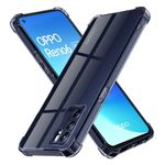Laptop, Telefoane si Tablete - Telefoane mobile si accesorii - Accesorii Telefoane - Huse telefoane - Husa pentru Oppo Reno6 5G - Techsuit Shockproof Transparent Silicone - Negru - Infinity.ro