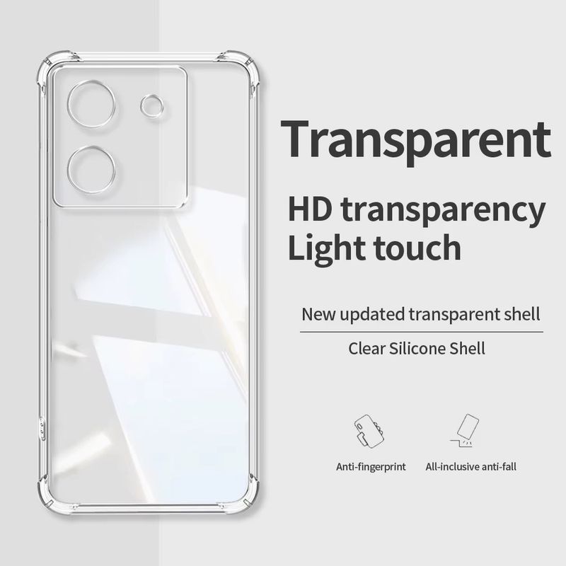 Laptop, Telefoane si Tablete - Telefoane mobile si accesorii - Accesorii Telefoane - Huse telefoane - Husa pentru Xiaomi Poco M7 ProA 5G - Techsuit Shockproof Transparent Silicone - Transparent - Infinity.ro