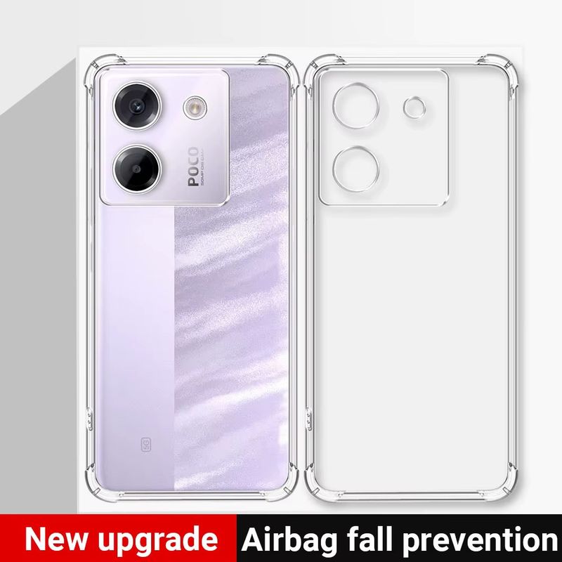 Laptop, Telefoane si Tablete - Telefoane mobile si accesorii - Accesorii Telefoane - Huse telefoane - Husa pentru Xiaomi Poco M7 ProA 5G - Techsuit Shockproof Transparent Silicone - Transparent - Infinity.ro