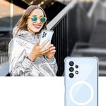 Laptop, Telefoane si Tablete - Telefoane mobile si accesorii - Accesorii Telefoane - Huse telefoane - Husa pentru Samsung Galaxy S23 Ultra - Techsuit Shockproof Transparent Silicone MagSafe - Transparent - Infinity.ro