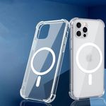 Laptop, Telefoane si Tablete - Telefoane mobile si accesorii - Accesorii Telefoane - Huse telefoane - Husa pentru Samsung Galaxy S23 Ultra - Techsuit Shockproof Transparent Silicone MagSafe - Transparent - Infinity.ro