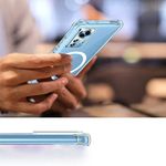 Laptop, Telefoane si Tablete - Telefoane mobile si accesorii - Accesorii Telefoane - Huse telefoane - Husa pentru Samsung Galaxy A15 4G / A15 5G - Techsuit Shockproof Transparent Silicone MagSafe - Transparent - Infinity.ro