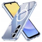 Laptop, Telefoane si Tablete - Telefoane mobile si accesorii - Accesorii Telefoane - Huse telefoane - Husa pentru Samsung Galaxy A15 4G / A15 5G - Techsuit Shockproof Transparent Silicone MagSafe - Transparent - Infinity.ro