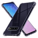 Laptop, Telefoane si Tablete - Telefoane mobile si accesorii - Accesorii Telefoane - Huse telefoane - Husa pentru Samsung Galaxy S10 - Techsuit Shockproof Transparent Silicone - Negru - Infinity.ro