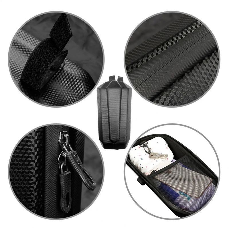Auto si Moto - Moto - Accesorii moto si consumabile - Geanta impermeabila Trotineta, FIXATO, material EVA, 4L, Negru - Infinity.ro