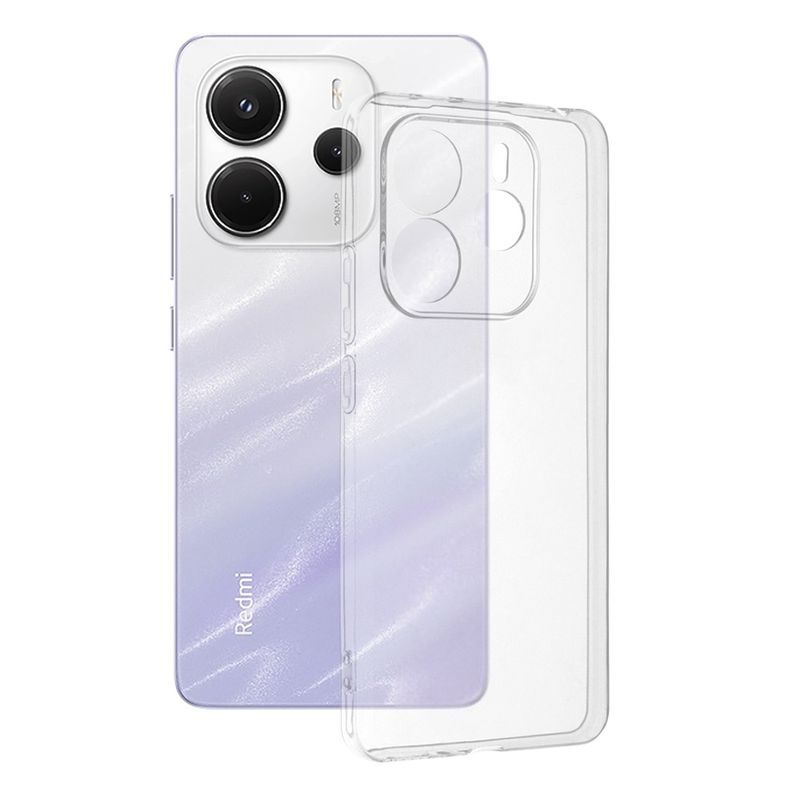 Laptop, Telefoane si Tablete - Telefoane mobile si accesorii - Accesorii Telefoane - Huse telefoane - Husa pentru Xiaomi Rosumi Note 14 4G (164,84 x 78,15 x 8,16mm) - Techsuit Transparent Silicone - Transparent - Infinity.ro
