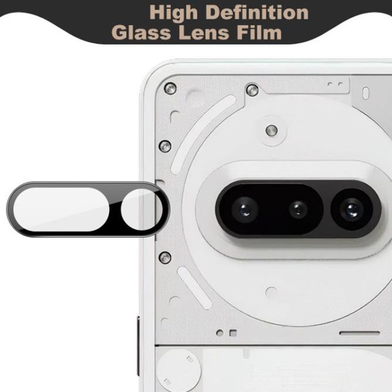 Laptop, Telefoane si Tablete - Telefoane mobile si accesorii - Accesorii Telefoane - Huse telefoane - Folie Camera pentru Nothing Phone (3a) - Techsuit Full Camera Glass - Negru - Infinity.ro