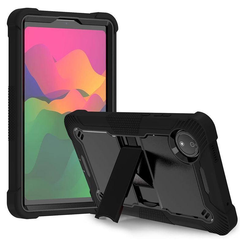 Laptop, Telefoane si Tablete - Tablete si accesorii tablete - Accesorii Tablete - Huse tablete - Husa pentru Xiaomi Pad 7 + Folie - Techsuit Rugged TabShell - Negru - Infinity.ro
