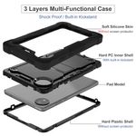 Laptop, Telefoane si Tablete - Tablete si accesorii tablete - Accesorii Tablete - Huse tablete - Husa pentru Xiaomi Pad 7 + Folie - Techsuit Rugged TabShell - Negru - Infinity.ro