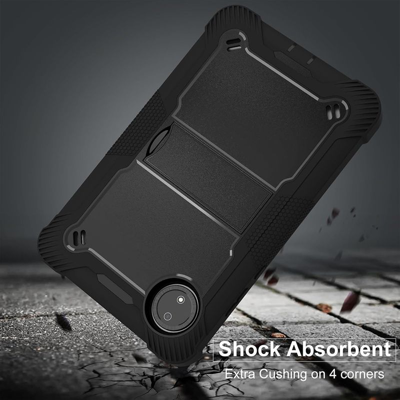 Laptop, Telefoane si Tablete - Tablete si accesorii tablete - Accesorii Tablete - Huse tablete - Husa pentru Xiaomi Pad 7 + Folie - Techsuit Rugged TabShell - Negru - Infinity.ro