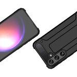 Laptop, Telefoane si Tablete - Telefoane mobile si accesorii - Accesorii Telefoane - Huse telefoane - Husa pentru Samsung Galaxy S25 Plus - Techsuit Hybrid Armor - Negru - Infinity.ro