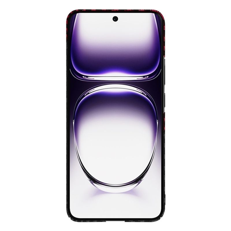 Laptop, Telefoane si Tablete - Telefoane mobile si accesorii - Accesorii Telefoane - Huse telefoane - Husa pentru Oppo Reno12 - Techsuit Carbonite FiberShell - Rosu Vortex - Infinity.ro