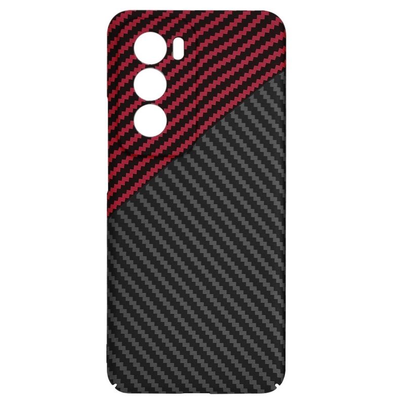 Laptop, Telefoane si Tablete - Telefoane mobile si accesorii - Accesorii Telefoane - Huse telefoane - Husa pentru Oppo Reno12 - Techsuit Carbonite FiberShell - Rosu Vortex - Infinity.ro