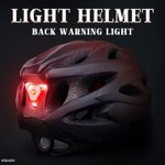 Sport si Outdoor - Echipament Sportiv - Accesorii echipament sportiv - Casti de protectie - Casca Protectie Bicicleta, FIXATO, Cu LED lumina spate, Trei moduri luminoase, Viziera Detasabila, Aerodinamica,, Negru - Infinity.ro