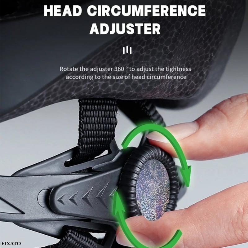 Sport si Outdoor - Echipament Sportiv - Accesorii echipament sportiv - Casti de protectie - Casca Protectie Bicicleta, FIXATO, Cu LED lumina spate, Trei moduri luminoase, Viziera Detasabila, Aerodinamica,Albastru - Infinity.ro