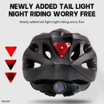 Sport si Outdoor - Echipament Sportiv - Accesorii echipament sportiv - Casti de protectie - Casca Protectie Bicicleta, FIXATO,Cu LED lumina spate,Trei moduri luminoase, Viziera Detasabila,Dimensiune reglabila,Mov - Infinity.ro