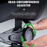 Sport si Outdoor - Echipament Sportiv - Accesorii echipament sportiv - Casti de protectie - Casca Protectie Bicicleta, FIXATO,Cu LED lumina spate,Trei moduri luminoase, Viziera Detasabila,Dimensiune reglabila,Mov - Infinity.ro