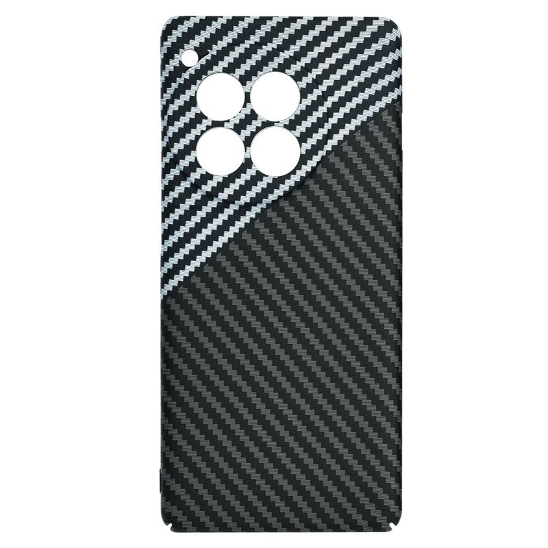 Laptop, Telefoane si Tablete - Telefoane mobile si accesorii - Accesorii Telefoane - Huse telefoane - Husa pentru OnePlus 12R - Techsuit Carbonite FiberShell - Gri - Infinity.ro