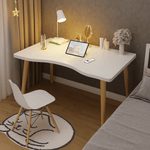 Casa si Gradina - Mobilier - Mese si birouri - Birouri - Birou Calculator 80x40x72 cm, Design Modern Scandinav, Multifunctional, Blat MDF,Cadru Metalic,Alb - Infinity.ro