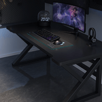 PC, gaming si accesorii - Gaming - Accesorii gaming - Birouri gaming - Birou Gaming Extreme1 120x60 cm Negru Mat – Design Modern, Stabil si Ergonomic - Infinity.ro