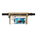 Laptop, Telefoane si Tablete - Telefoane mobile si accesorii - Accesorii Telefoane - Huse telefoane - Carcasa, Borseta Impermeabila pentru Telefon 7.5" - Fixed Dry Belt - Bej - Infinity.ro