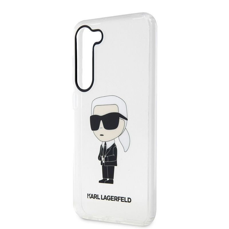 Laptop, Telefoane si Tablete - Telefoane mobile si accesorii - Accesorii Telefoane - Huse telefoane - Husa Samsung Galaxy S23 Plus - Karl Lagerfeld Hardcase Transparent (KLHCS23MHNIKTCT) - Ikonik Karl Lagerfeld - Infinity.ro