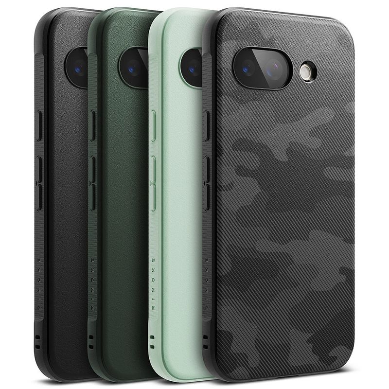 Laptop, Telefoane si Tablete - Telefoane mobile si accesorii - Accesorii Telefoane - Huse telefoane - Husa pentru Google Pixel 9a - Ringke Onyx Design - Camo Negru - Infinity.ro