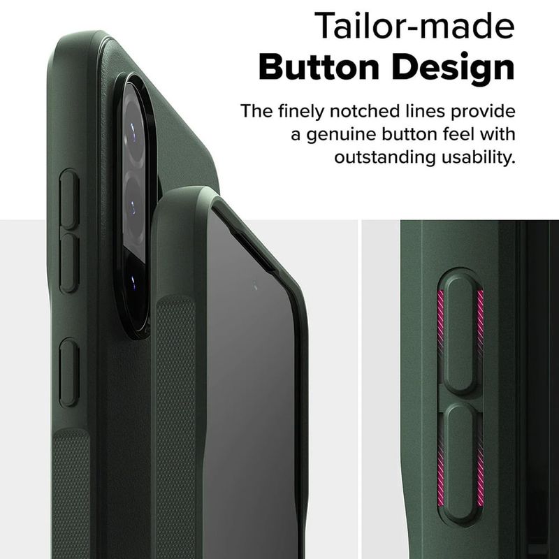 Laptop, Telefoane si Tablete - Telefoane mobile si accesorii - Accesorii Telefoane - Huse telefoane - Husa pentru Samsung Galaxy A36 5G / A56 5G - Ringke Onyx - Verde inchis - Infinity.ro