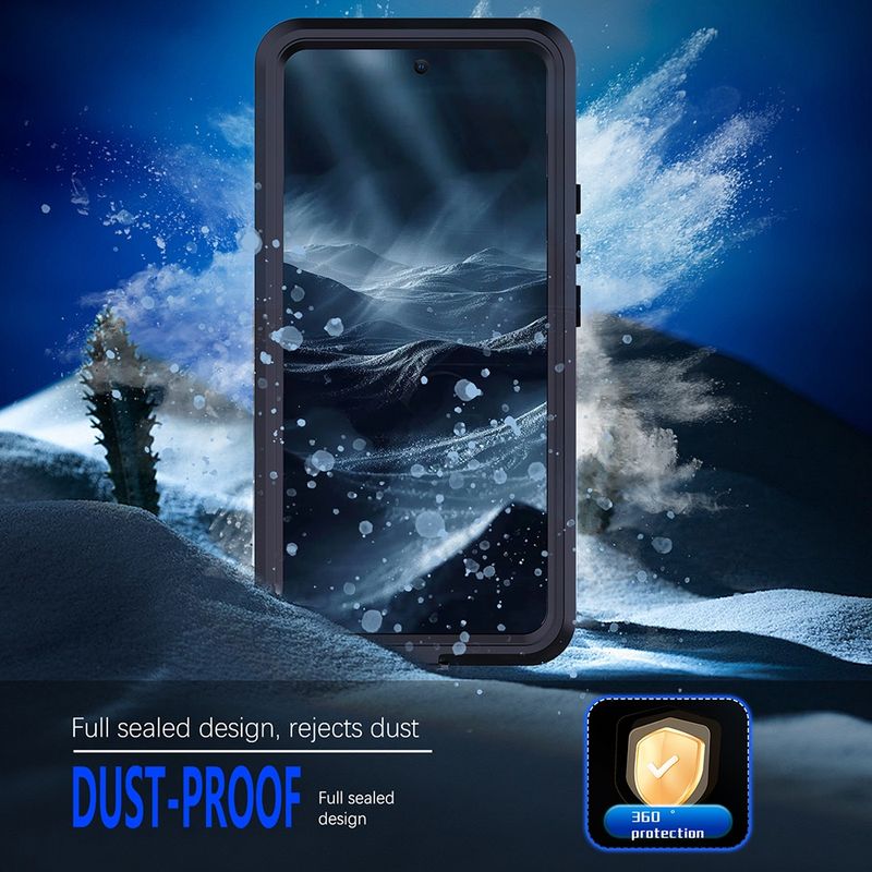 Laptop, Telefoane si Tablete - Telefoane mobile si accesorii - Accesorii Telefoane - Huse telefoane - Husa pentru Xiaomi Rosumi Note 14 Pro 5G / Poco X7 - ShellBox Waterproof IP68 Case - Negru - Infinity.ro