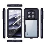 Laptop, Telefoane si Tablete - Telefoane mobile si accesorii - Accesorii Telefoane - Huse telefoane - Husa pentru Xiaomi Rosumi Note 14 Pro 5G / Poco X7 - ShellBox Waterproof IP68 Case - Negru - Infinity.ro
