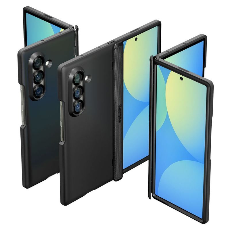 Laptop, Telefoane si Tablete - Telefoane mobile si accesorii - Accesorii Telefoane - Huse telefoane - Husa pentru Samsung Galaxy Z Fold7 - Spigen Slim Armor Pro MagSafe - Negru - Infinity.ro