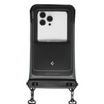 Laptop, Telefoane si Tablete - Telefoane mobile si accesorii - Accesorii Telefoane - Huse telefoane - Husa universala pentru telefon (set 2) - Spigen Waterproof Case (A611P) - Matte Negru - Infinity.ro
