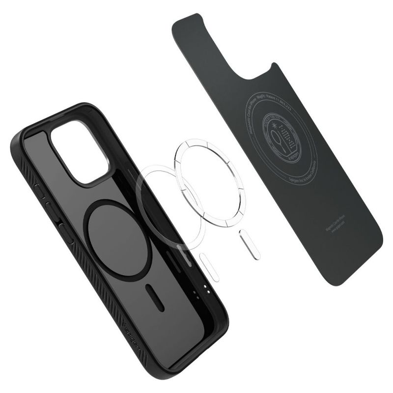 Laptop, Telefoane si Tablete - Telefoane mobile si accesorii - Accesorii Telefoane - Huse telefoane - Husa pentru iPhone 16 Pro - Spigen Liquid Air "T" MagSafe - Matte Negru - Infinity.ro