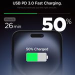 Laptop, Telefoane si Tablete - Telefoane mobile si accesorii - Accesorii Telefoane - Incarcatoare telefoane - Incarcator pentru Priza, 20W, Type-C, GaN, Fast Charging - Spigen Essential (EE201EU) - Alb - Infinity.ro