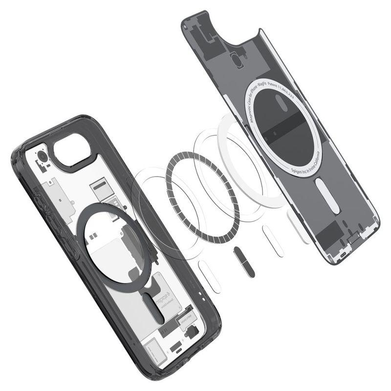 Laptop, Telefoane si Tablete - Telefoane mobile si accesorii - Accesorii Telefoane - Huse telefoane - Husa pentru iPhone 16e - Spigen Ultra Hybrid Zero One MagSafe - Negru - Infinity.ro