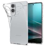 Laptop, Telefoane si Tablete - Telefoane mobile si accesorii - Accesorii Telefoane - Huse telefoane - Husa pentru Samsung Galaxy S25 Edge - Spigen Liquid Crystal - Transparent - Infinity.ro