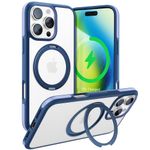 Laptop, Telefoane si Tablete - Telefoane mobile si accesorii - Accesorii Telefoane - Huse telefoane - Husa pentru iPhone 16 Pro - Torras Ostand R Fusion MagSafe Series - Albastru inchis - Infinity.ro