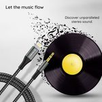 TV, Audio-Video si Foto - Accesorii TV si audio - Cabluri si adaptoare audio - Adaptor Jack, iPhone, Nylon, 1m - Techsuit NexaSound (AC17) - Gri - Infinity.ro