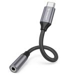 TV, Audio-Video si Foto - Accesorii TV si audio - Cabluri si adaptoare audio - Adaptor Jack, USB-C, Plug&Play, 0.1m (set 2) - Techsuit FuseXound (AC12) - Gri - Infinity.ro