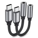 TV, Audio-Video si Foto - Accesorii TV si audio - Cabluri si adaptoare audio - Adaptor Jack, USB-C, Plug&Play, 0.1m (set 2) - Techsuit FuseXound (AC12) - Gri - Infinity.ro
