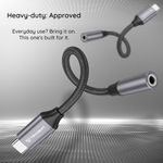TV, Audio-Video si Foto - Accesorii TV si audio - Cabluri si adaptoare audio - Adaptor Jack, USB-C, Plug&Play, 0.1m (set 2) - Techsuit FuseXound (AC12) - Gri - Infinity.ro