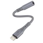 TV, Audio-Video si Foto - Accesorii TV si audio - Cabluri si adaptoare audio - Adaptor Jack, Lightning, Hi-Fi - Techsuit SoundFleX (AC2) - Gri - Infinity.ro