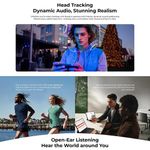 TV, Audio-Video si Foto - Portabile audio - Casti audio - Casti fara Fir cu Microfon, Albastrutooth 6.0, Type-C, ENC, IPX5, 400mAh - Havit (OWS916) - Negru - Infinity.ro