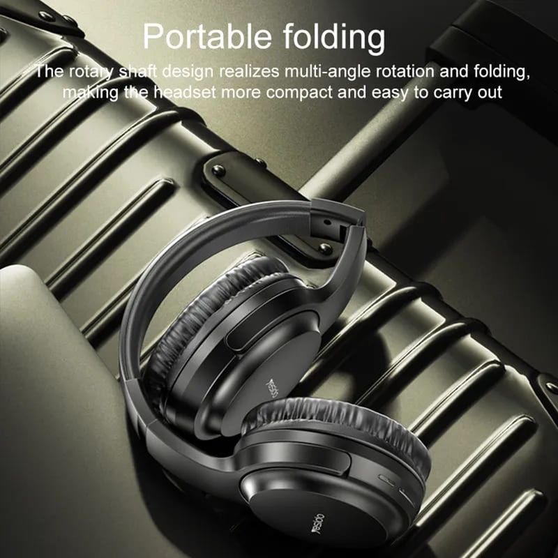 TV, Audio-Video si Foto - Portabile audio - Casti audio - Casti Fara Fir, BT 5.3, Jack - Yesido (EP04) - Negru - Infinity.ro