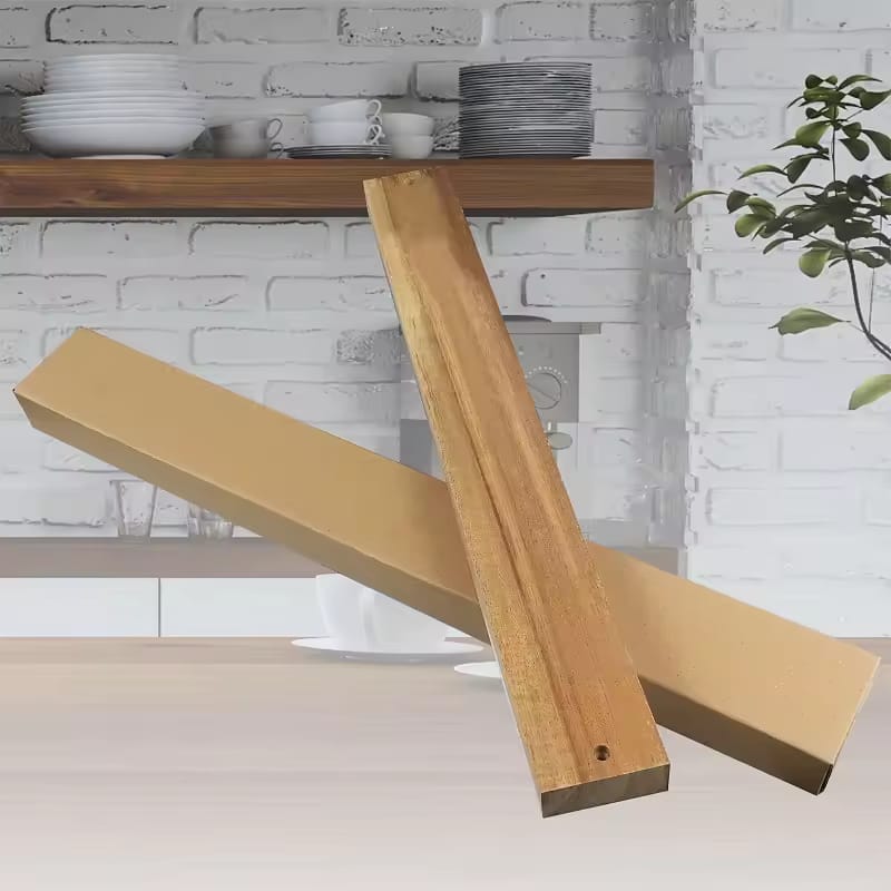 Casa si Gradina - Bucatarie si vesela - Vesela si tacamuri - Cutite si seturi de cutite - Suport magnetic pentru cutite, IZAANA TOOLS®, lemn de salcam, prindere puternica - Infinity.ro