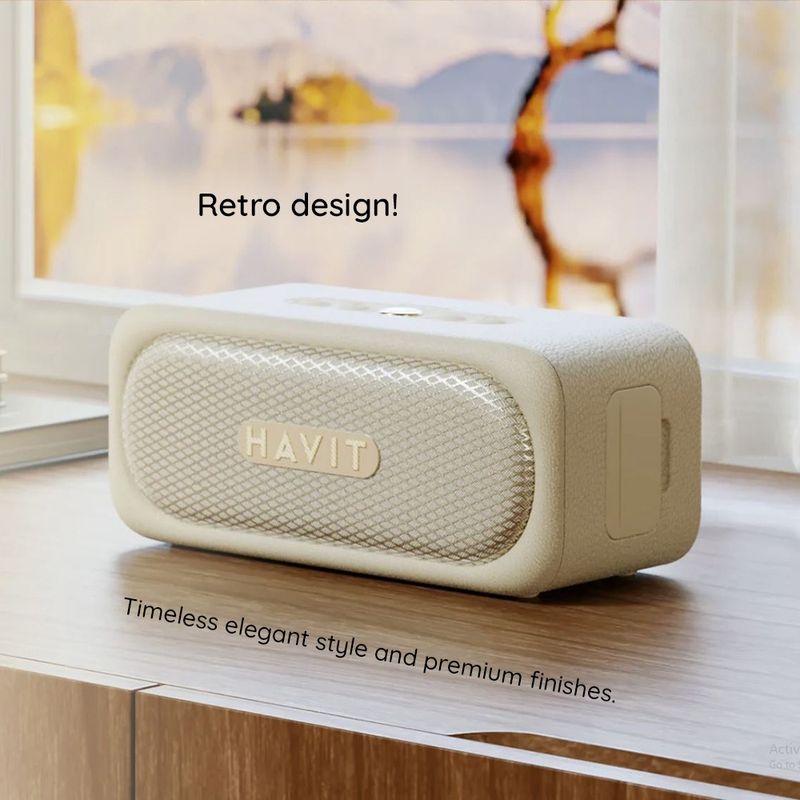 TV, Audio-Video si Foto - Portabile audio - Boxe portabile - Boxa Wireless Portabila Albastrutooth 5.3, TWS, TF, AUX, Hands-Free Call, IPX7, 2000mAh - Havit (SK905BT) - Negru - Infinity.ro