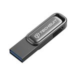 PC, gaming si accesorii - Periferice PC - Memorii USB - Stick de Memorie 64GB, 80M/s - Techsuit THSM33 (THSM33264) - Tarnish - Infinity.ro