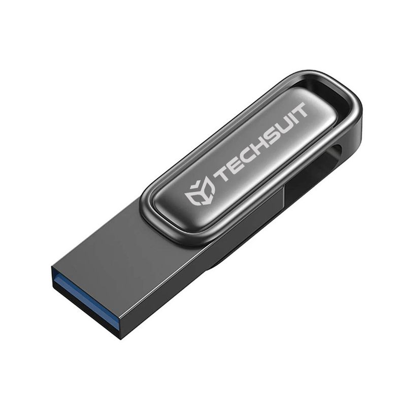 PC, gaming si accesorii - Periferice PC - Memorii USB - Stick de Memorie 64GB, 80M/s - Techsuit THSM33 (THSM33264) - Tarnish - Infinity.ro